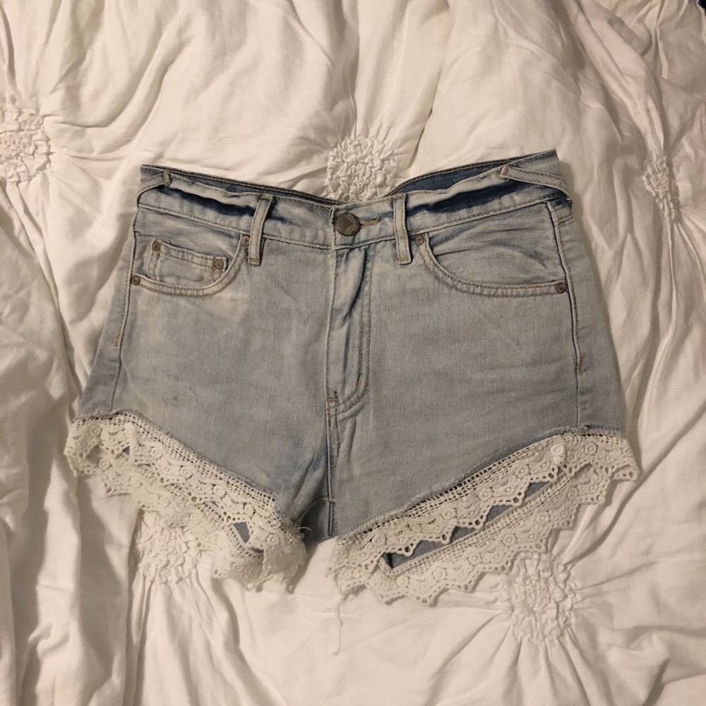 Free People Jean Shorts